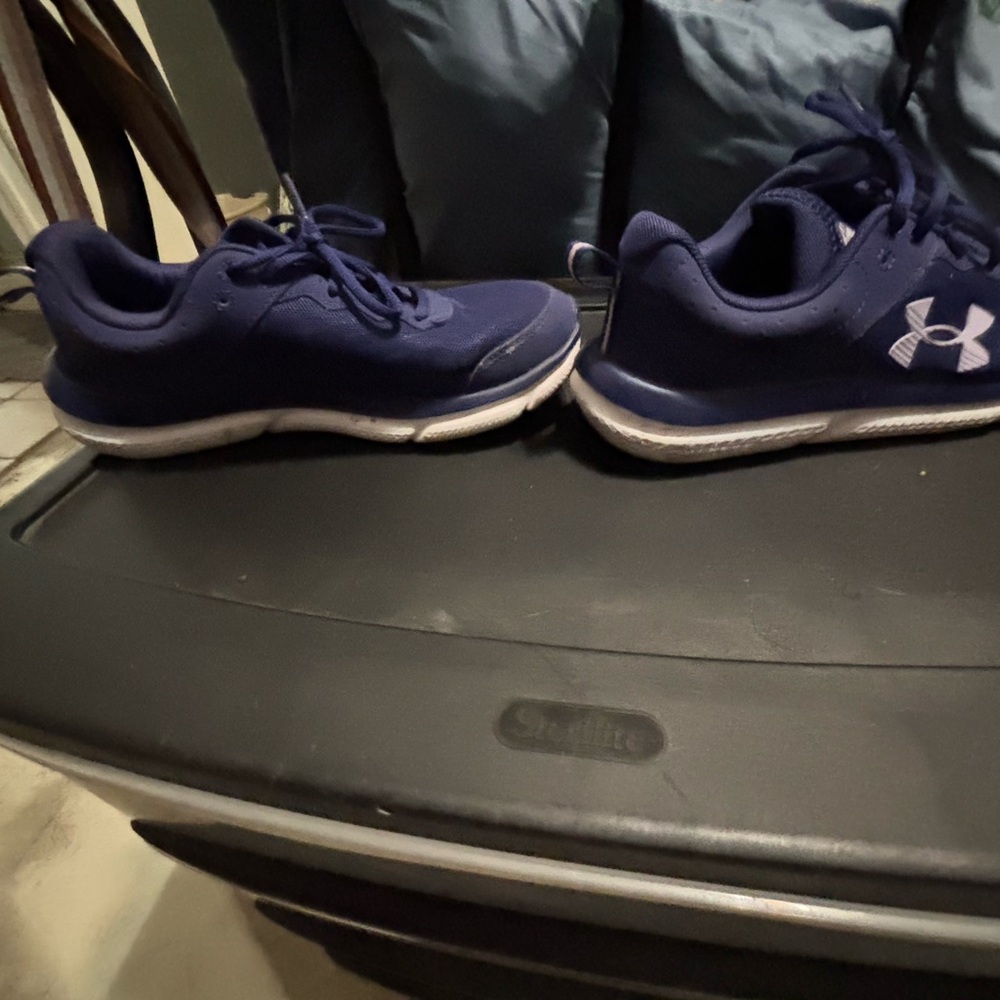 Under Armour Dark Purple athletic shoes